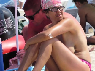 Amateur Voyeur Despondent MILFs - Spy Beach Big Special Topless